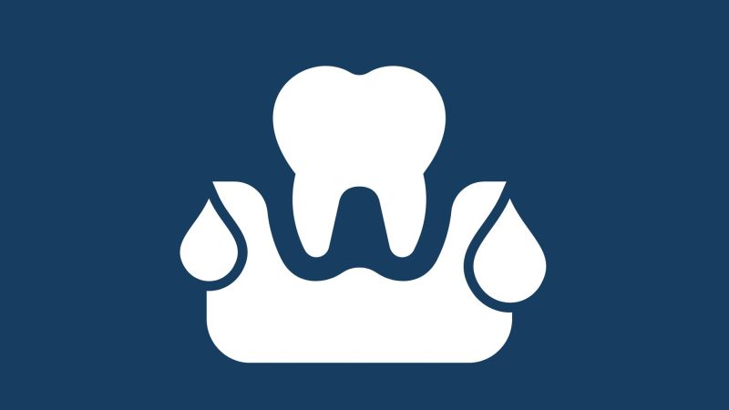 Gum health treatment icon