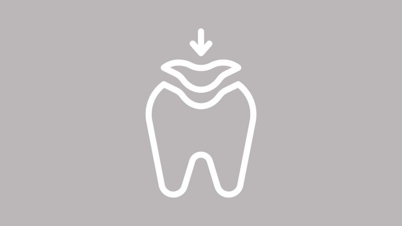 tooth coloured fillings icon