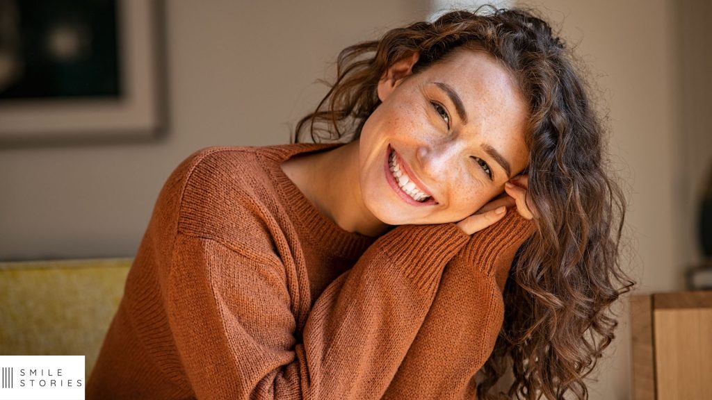 Young women smiling with confidence at home in Southampton