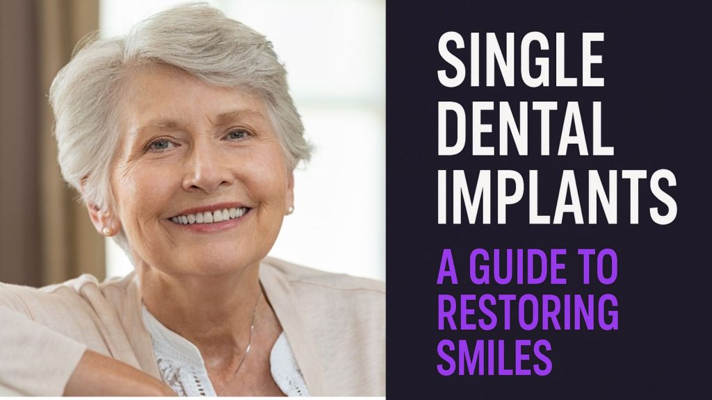single dental implants restore smile