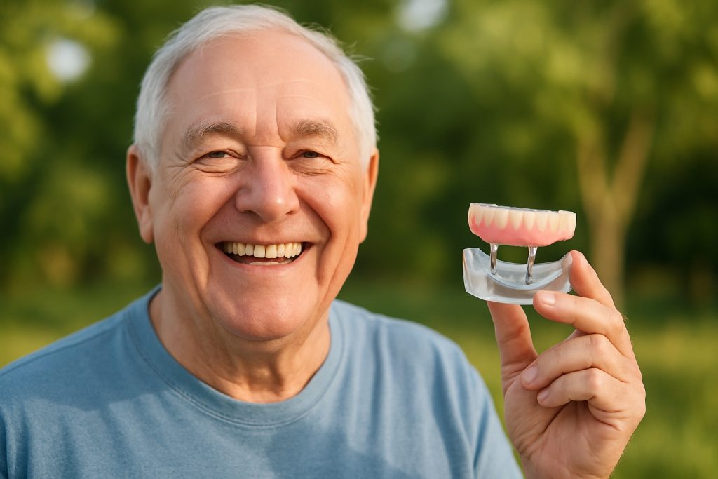 denture implants for seniors in dorset