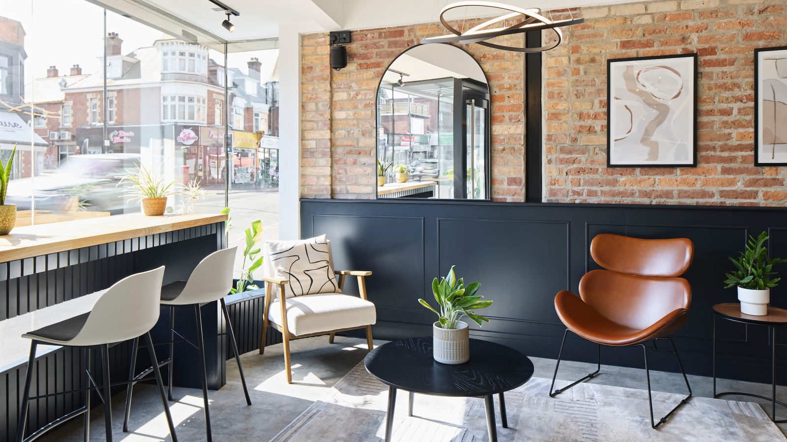 Reception area in our dental implant clinic near Poole
