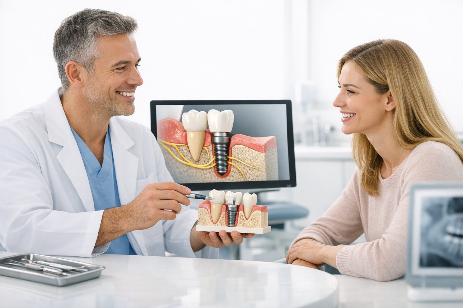 dental implant nerve damage symptoms