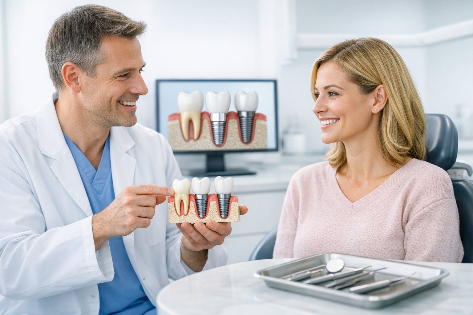 zirconia vs titanium dental implants